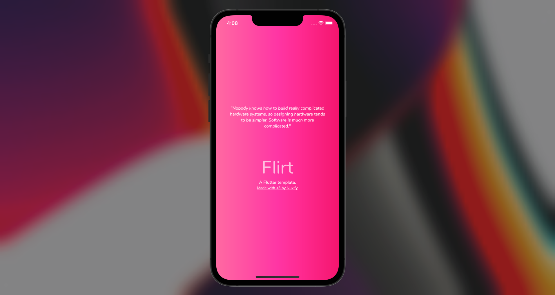 Modular Flutter Template with State Management